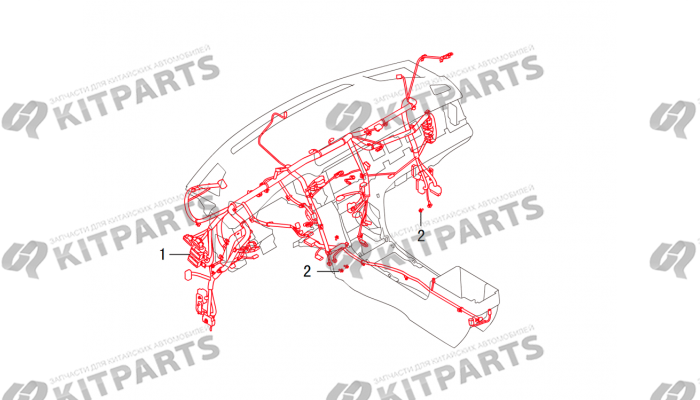 Провода - панель приборов Haval