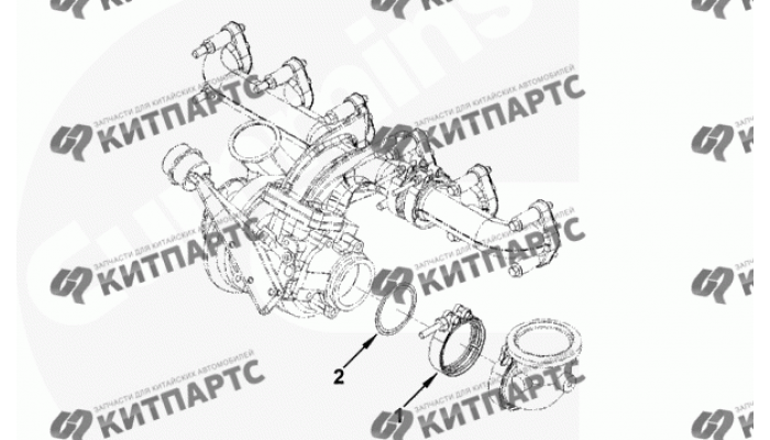 Хомут турбины Cummins