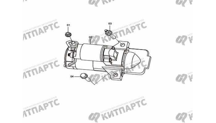 Стартер FAW Besturn X80