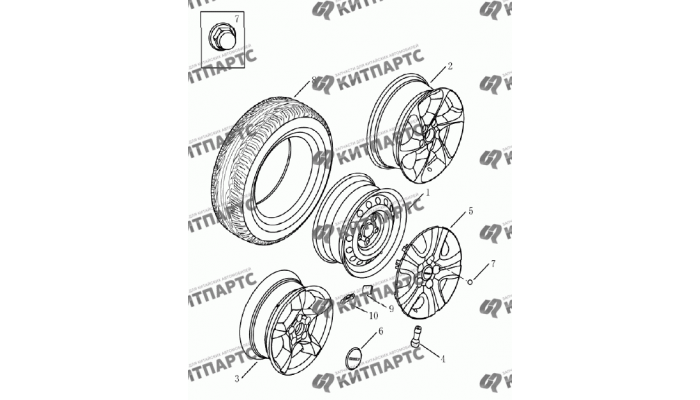 Колеса Geely Emgrand (EC7)