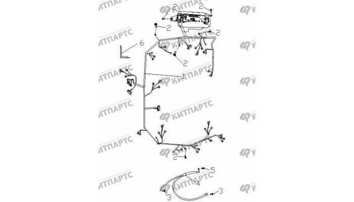 Жгут проводов моторного отсека Geely Vision (FC)
